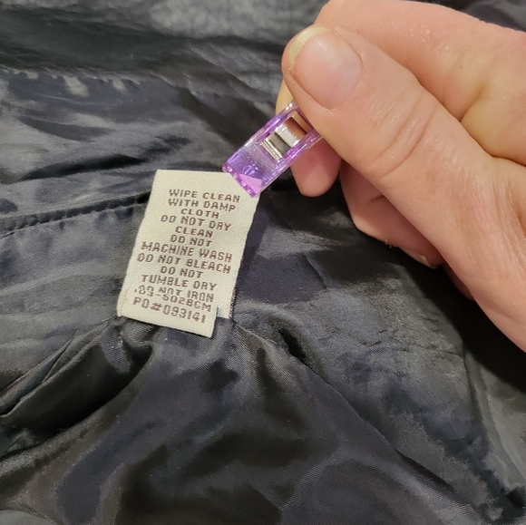 J2 by Jou Jou cropped faux leather jacket women's large - Picture 8 of 9